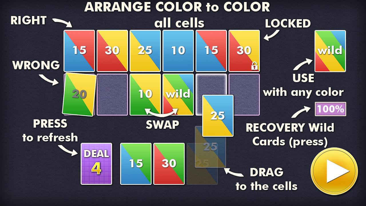 Match The Color Solitaire