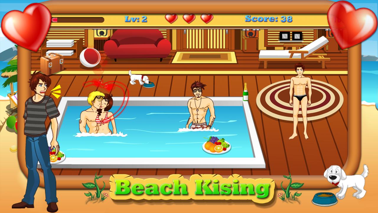 Beach Kissing