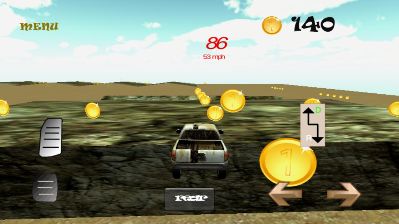 off road desert race and drift