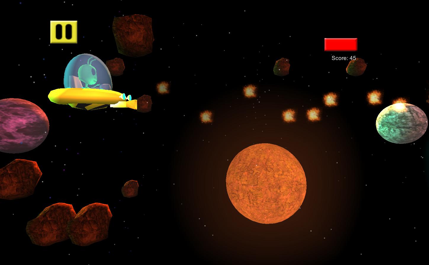 Alien vs. Asteroids