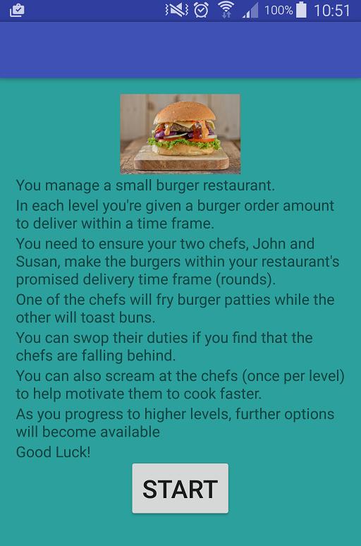Burger Maker Challenge