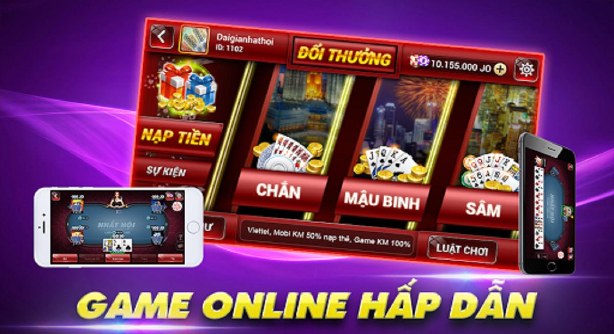 Game danh bai doi the - Game bai doi thuong