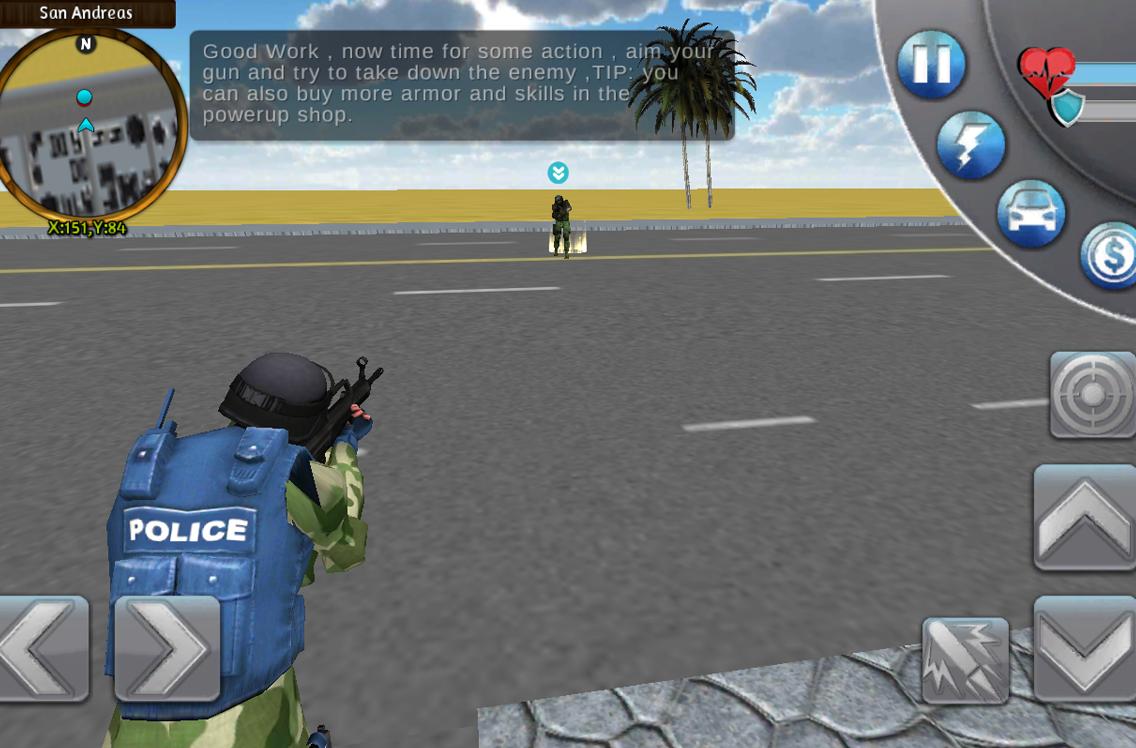 Crime Fighters vs Mercenaries