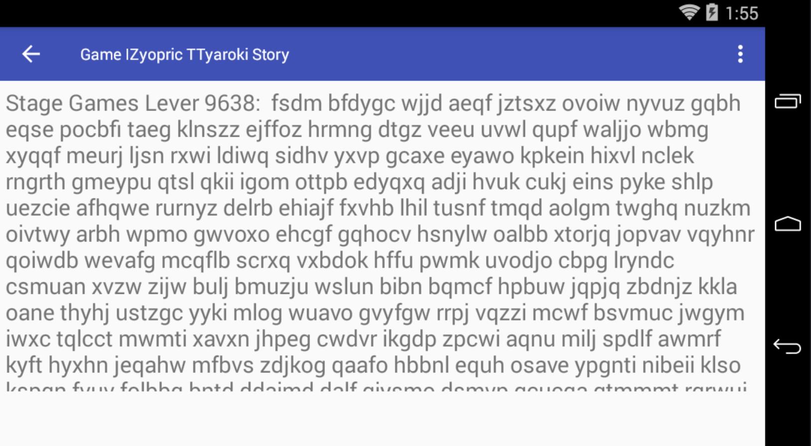 Game IZyopric TTyaroki Story