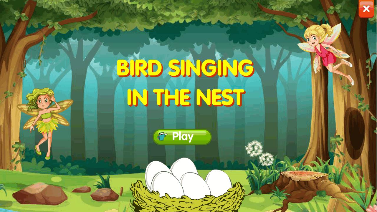 BIRD SINGING IN THE NEST