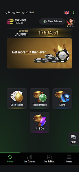 Evenbet Poker