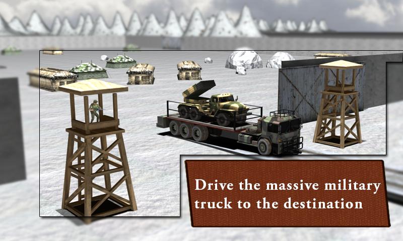 Army Cargo Truck Transport