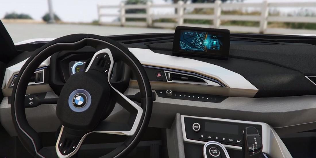 Driving BMW Simulator i8