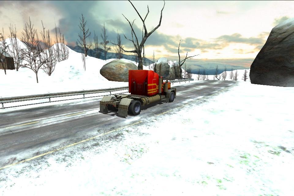 Snow Truck Car Racing