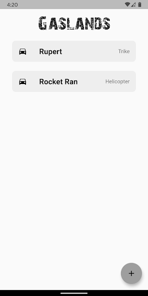 Gaslands Vehicle Editor