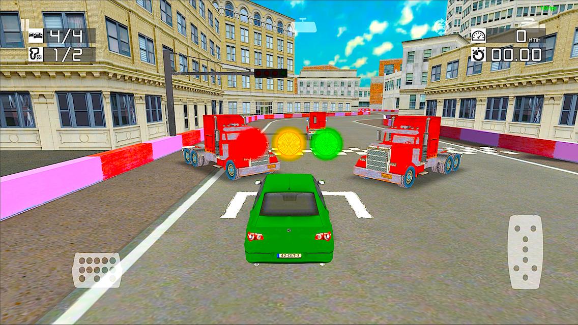 Truck vs Car : Chase Racing
