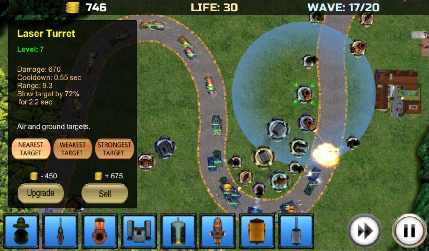 Tower Defense: Turrets Lite