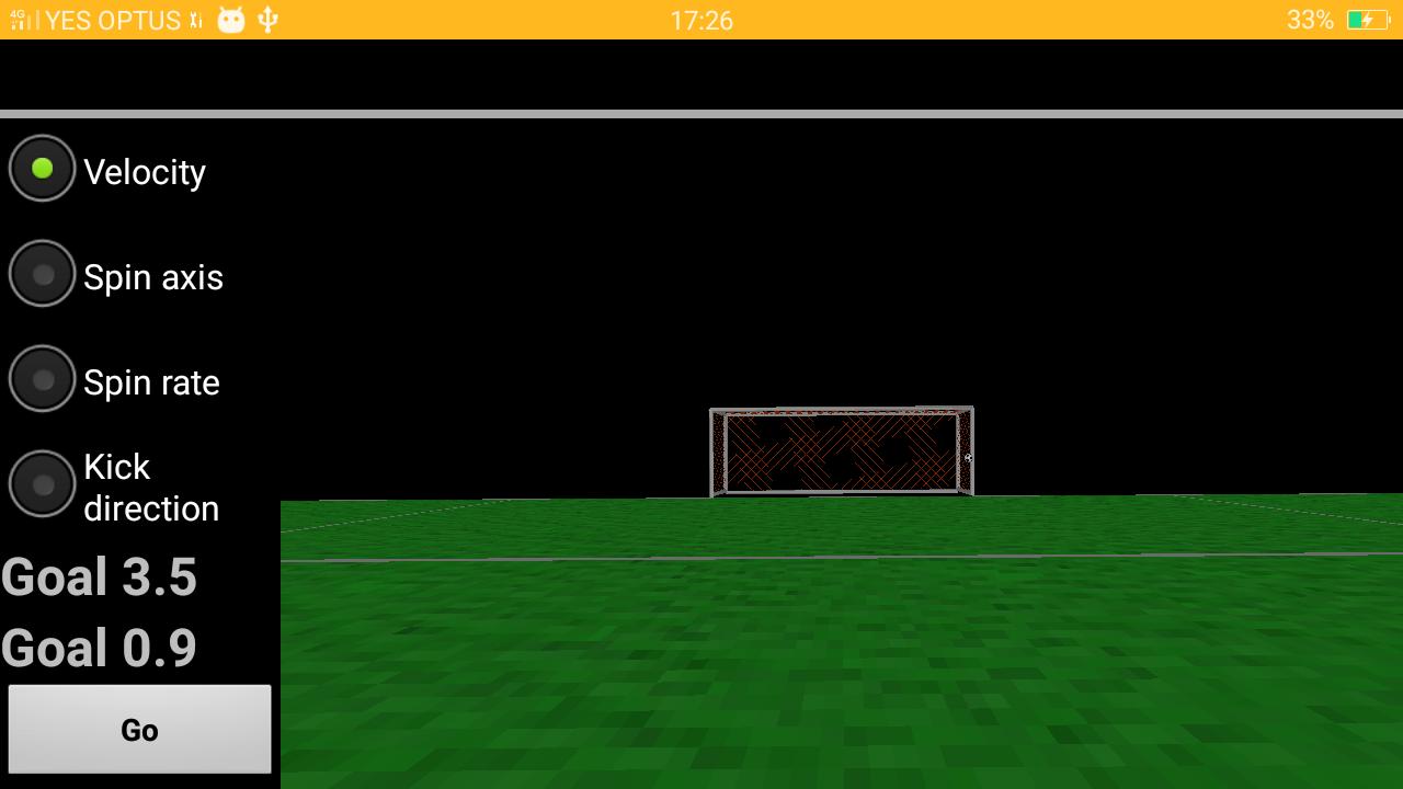 Magnus Effect Soccer Kick