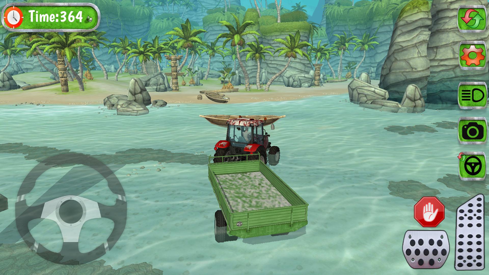 Tractor hill climb racing 3D
