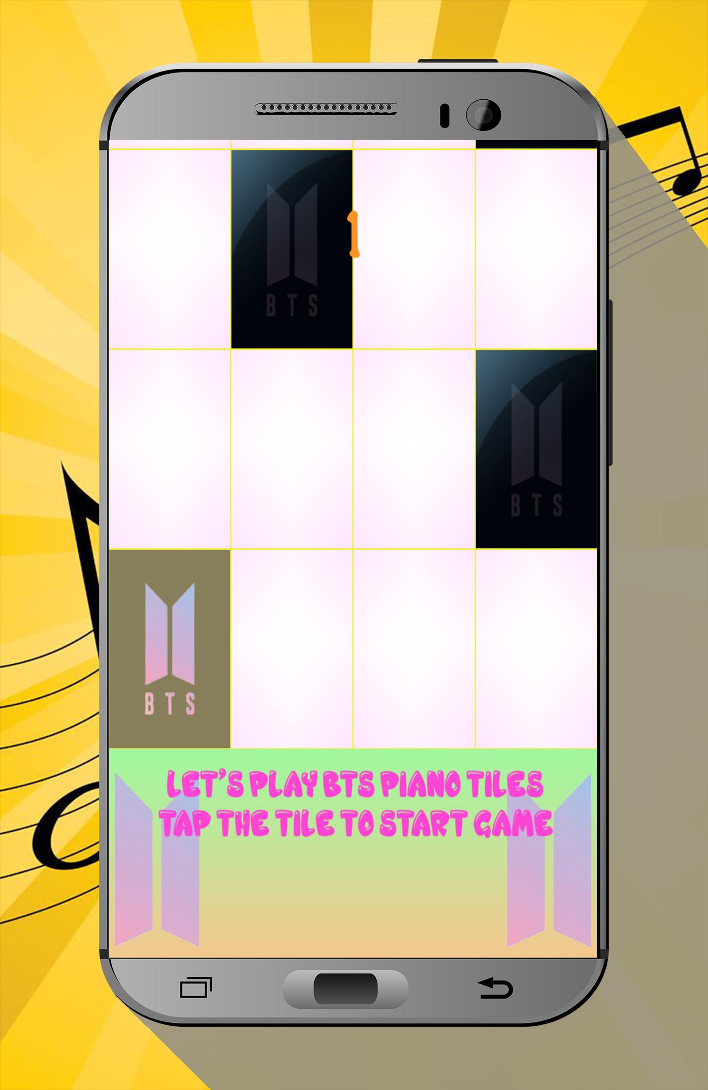 BTS Piano Tiles