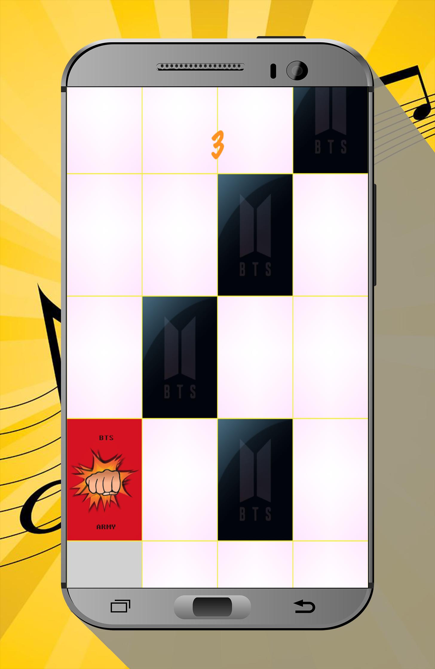 BTS Piano Tiles