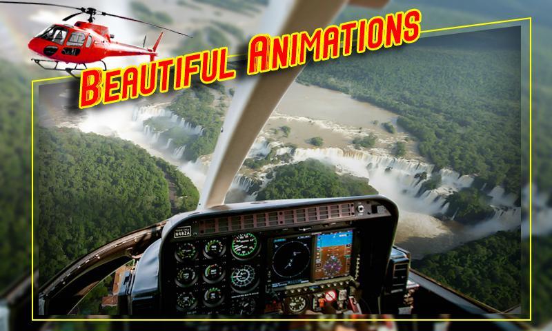 Helicopter driving simulator