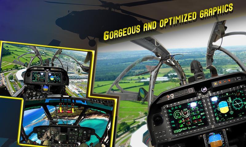 Helicopter driving simulator