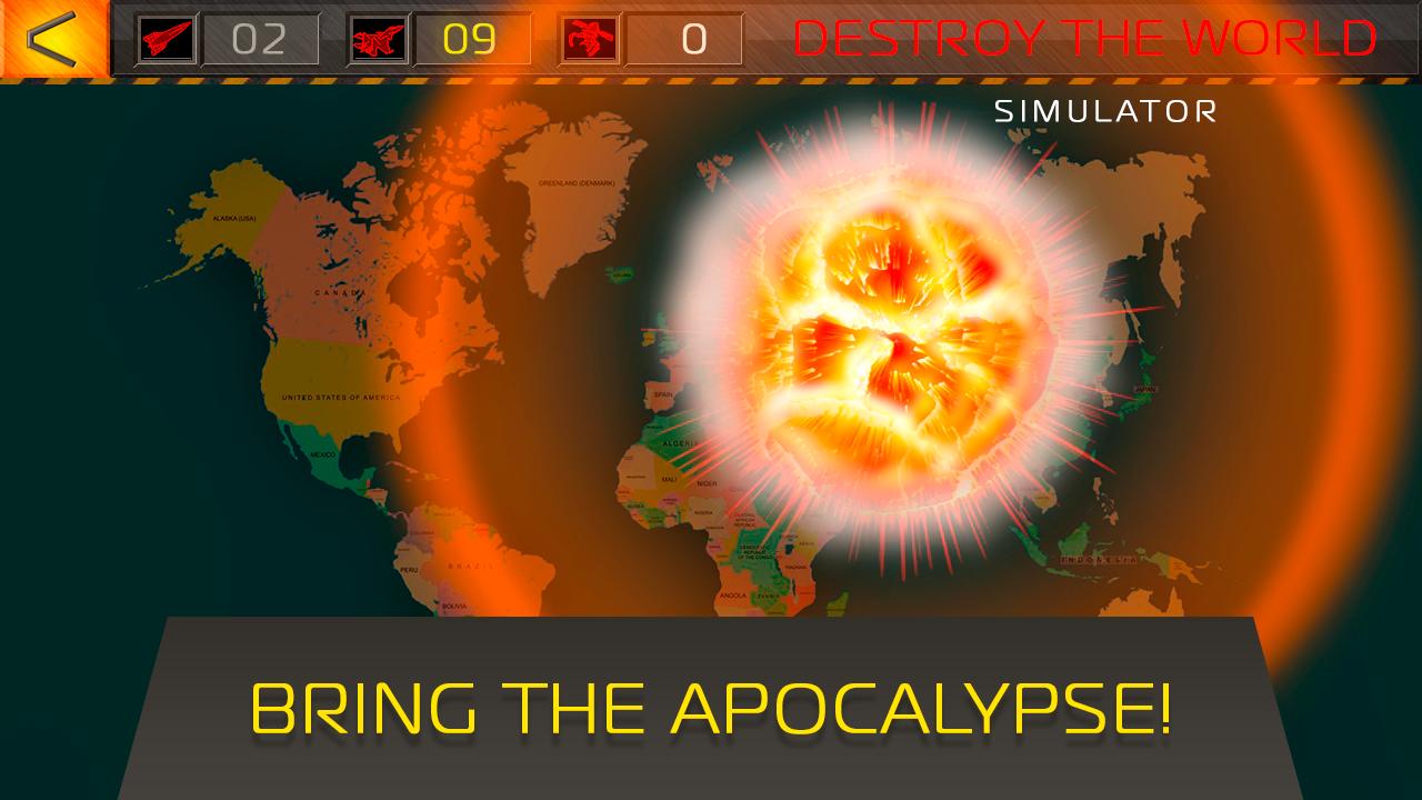 Destroy the World. Simulator