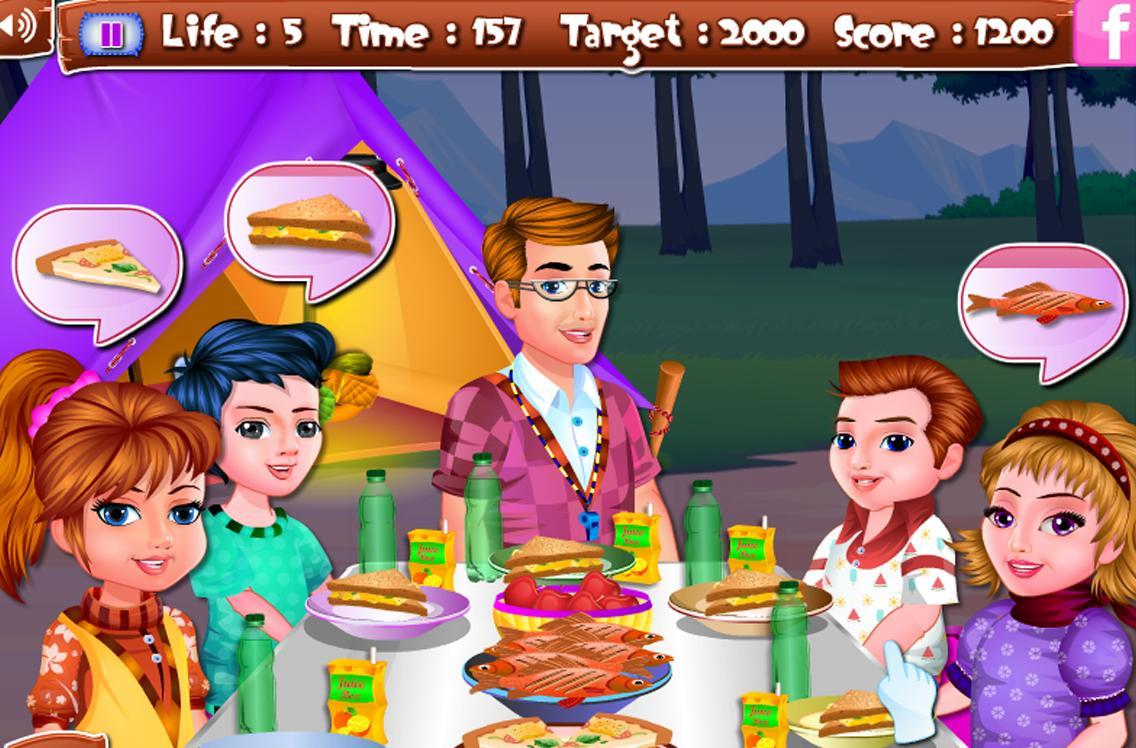 Arietta's crazy team camping
