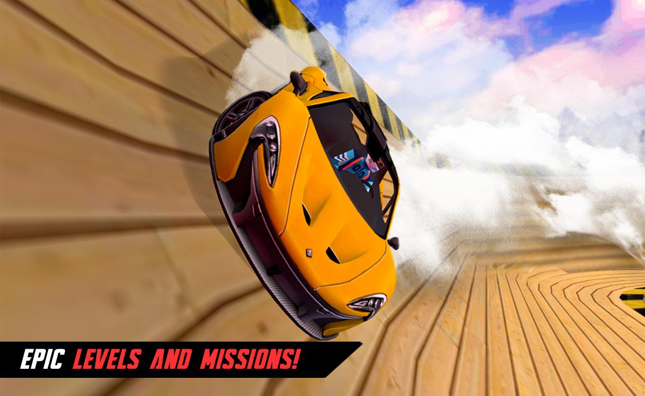 Car driving extreme stunts sim