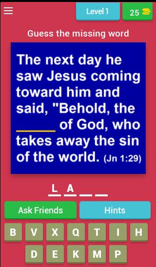Bible Verse Quiz