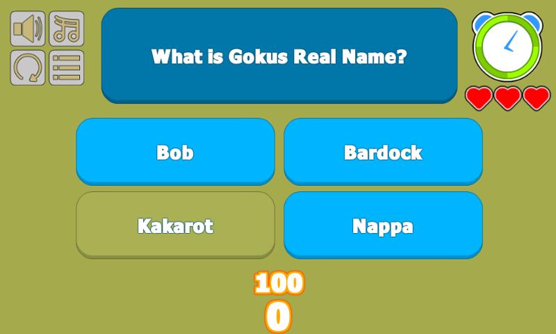 Trivia Quiz for DBZ