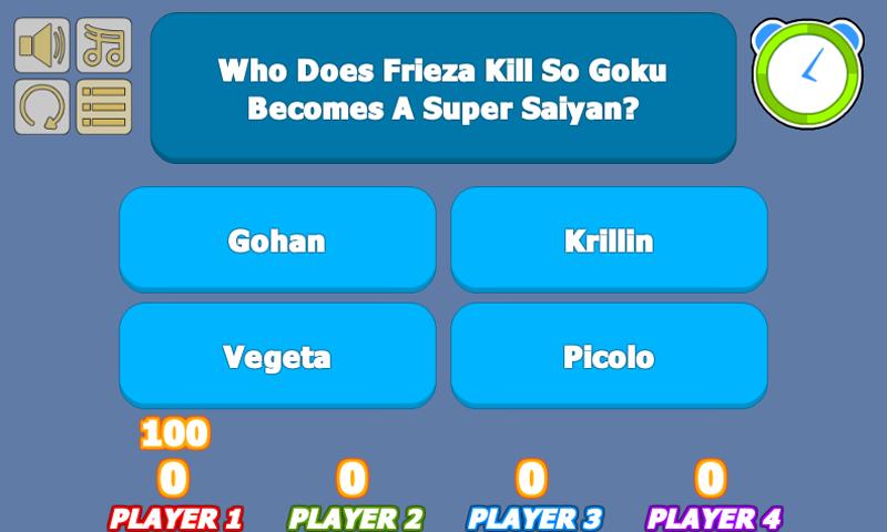 Trivia Quiz for DBZ