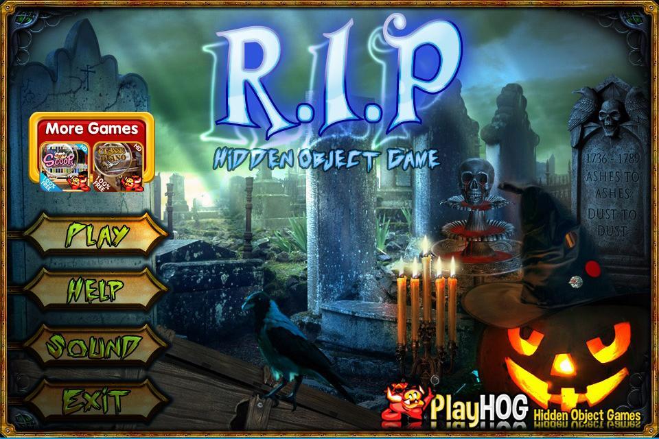 Challenge #55 R.I.P. New Free Hidden Object Games