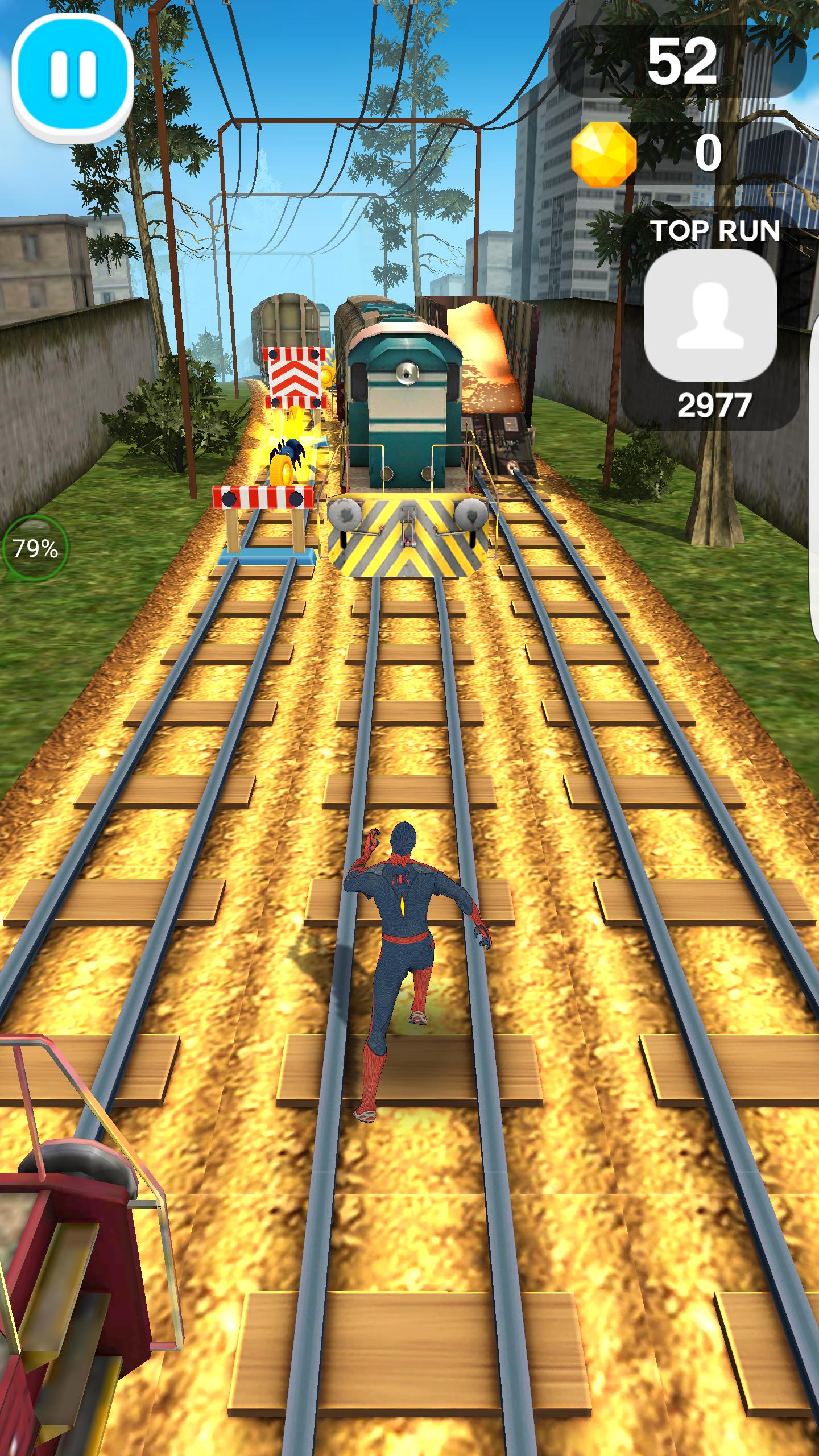 Spider Subway Surf