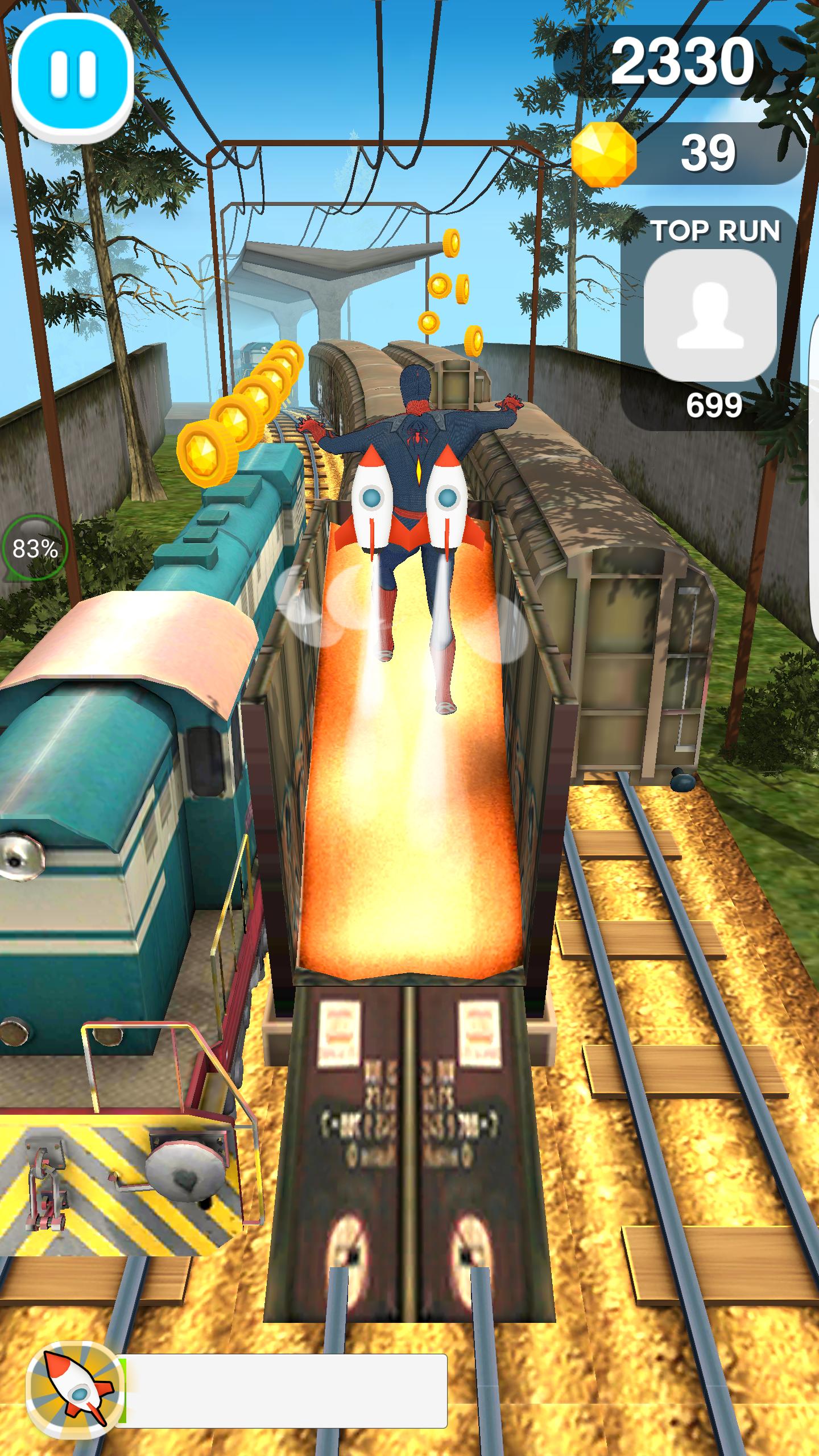 Spider Subway Surf