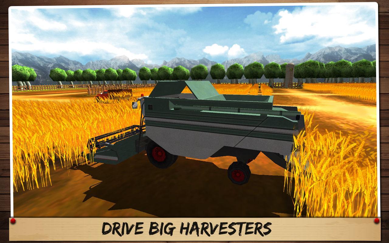 Harvest Tractor Farmer