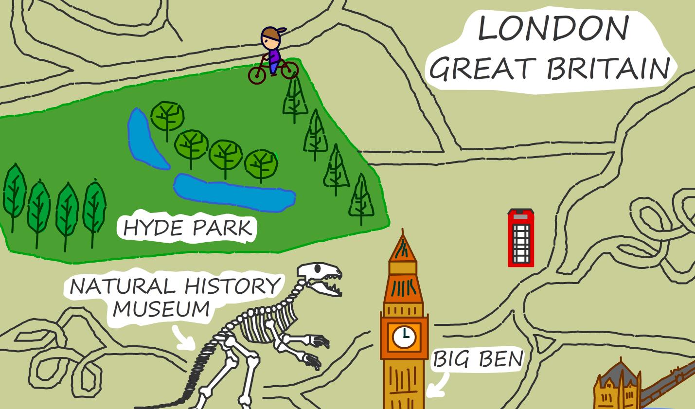 London Treasure Hunt Map Free