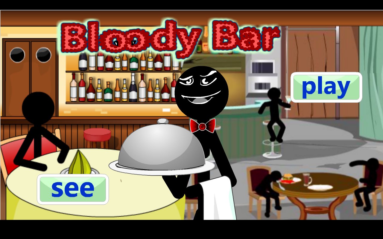 Stickman Bloody Bar