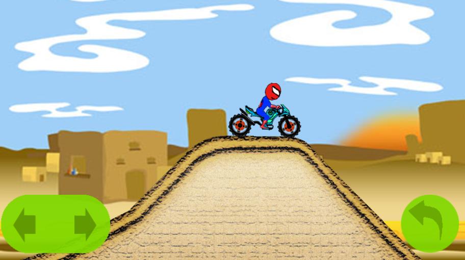 Spider man Motorbiker Game