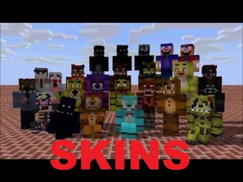 Skins FNAF for Minecraft PE