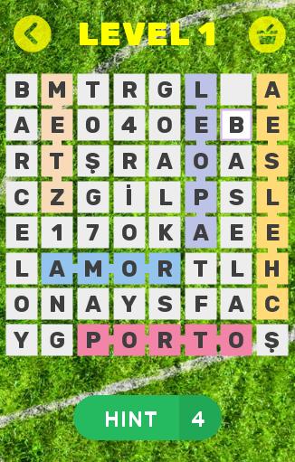 Football Word Search