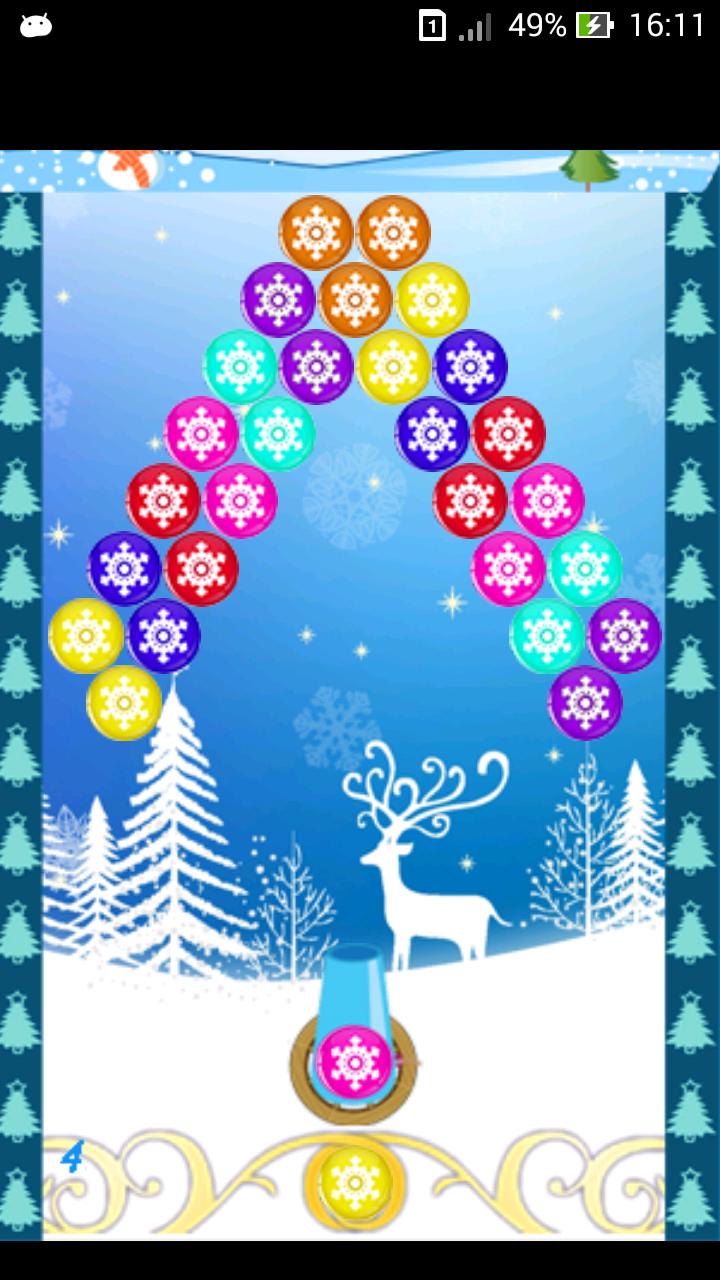 Bubble Shooter: Winter Holiday